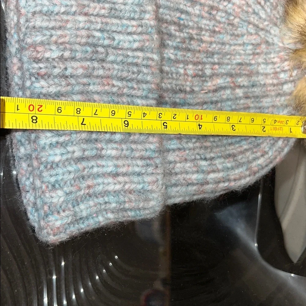C.C Knit Hat with Fuzzy  Pom Pom Woman’s